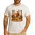 Librarian Turkey Reading Book Fall Thanksgiving Teacher Book Men's Casual T-Shirt White Librarian Turkey Reading Book Fall Thanksgiving Teacher Book Men's Casual T-Shirt White