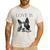 Love Is Boston Terrier Bostie Men's Casual T-Shirt White