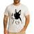 I Love My Boston Terrier Dog With Heart Men's Casual T-Shirt White
