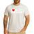 I Love Hot Teachers Men's Casual T-Shirt White