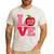 Love Kindergarten Cute Apple School Teacher Men's Casual T-Shirt White Love Kindergarten Cute Apple School Teacher Men's Casual T-Shirt White