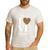 Love Leopard Print Teacher Cheetah School Inspire Teach Men's Casual T-Shirt White