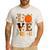 Love Pre-k Teacher Shirts Autumn Fall Pumpkin Fall Leopard Men's Casual T-Shirt White