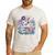 Microscope Flower Butterfly Biology Science Teacher Student Men's Casual T-Shirt White Microscope Flower Butterfly Biology Science Teacher Student Men's Casual T-Shirt White