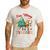 One Merry Teacher Groovy Christmas Tree Pjs Xmas Teacher Men's Casual T-Shirt White One Merry Teacher Groovy Christmas Tree Pjs Xmas Teacher Men's Casual T-Shirt White