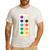Paint Palette ArtSet Halloween Costume For Teachers Students For Men Women Kids Men's Casual T-Shirt White