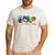Peace Love Physical Education Tie Dye Sports PE Teacher Men's Casual T-Shirt White