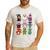 Pig Spooky Ghost Witch Boo-Jee Horror Pumpkin Pig Halloween Men's Casual T-Shirt White