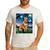 Red Heeler Starry Night Cattle Dog Colorful Art By Aja For Men Women Girls Kids Men's Casual T-Shirt White