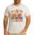 Retro Fall In Love With Learning Autumn Pumpkin Teacher Men's Casual T-Shirt White