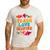 Retro Teach Love Inspire Back To School Teachers Men's Casual T-Shirt White Retro Teach Love Inspire Back To School Teachers Men's Casual T-Shirt White
