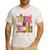 Retro Trick Or Teach Leopard Ghost Halloween Spooky Teacher Men's Casual T-Shirt White Retro Trick Or Teach Leopard Ghost Halloween Spooky Teacher Men's Casual T-Shirt White