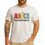 Rock Abcd Back To School Abcd Preschool Teacher Appreciation Men's Casual T-Shirt White