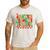 Santas Favorite Teacher Retro Groovy Christmas Xmas Women Men's Casual T-Shirt White