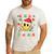 Santas Favorite Teacher Retro Groovy Smile Face Christmas Men's Casual T-Shirt White Santas Favorite Teacher Retro Groovy Smile Face Christmas Men's Casual T-Shirt White