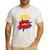 School Counselor Teacher Superhero Superpower Comic Book Men's Casual T-Shirt White School Counselor Teacher Superhero Superpower Comic Book Men's Casual T-Shirt White