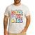 Soul Bleach Teacher Staff First Day Of School Last Hugs & High Fives Lunch Lady Vibes Blue Classic Fit Men's Casual T-Shirt White Soul Bleach Teacher Staff First Day Of School Last Hugs & High Fives Lunch Lady Vibes Blue Classic Fit Men's Casual T-Shirt White