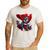 Super Power Superhero Boston Terrier Dog For Men Women Kids Men's Casual T-Shirt White