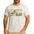 Surfing Boston Terrier Kanagawa Wave Japanese Dog For Men Women Kids Men's Casual T-Shirt White
