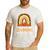 Teach Leopard Rainbow Cute Halloween Costume Teacher Women Men's Casual T-Shirt White