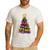 Teacher Crayon Christmas Tree Lights Student School Xmas Men's Casual T-Shirt White Teacher Crayon Christmas Tree Lights Student School Xmas Men's Casual T-Shirt White