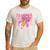 Teacher Pencil Back To School Groovy Pink Teacher First Day Men's Casual T-Shirt White