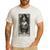 The Teacher Skeleton Tarot Card Men's Casual T-Shirt White The Teacher Skeleton Tarot Card Men's Casual T-Shirt White
