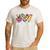 Tie Dye Hippie Peace Love Teach Teacher Appreciation Men's Casual T-Shirt White Tie Dye Hippie Peace Love Teach Teacher Appreciation Men's Casual T-Shirt White