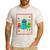 Trick Or Teach Neon Ghost Flower Teacher Spooky Halloween Men's Casual T-Shirt White