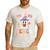 Trick Or Teach Teacher Groovy Ghost Halloween Teacher Men's Casual T-Shirt White