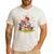Turkey Reading Books Fall Season Thanksgiving Teacher Book Men's Casual T-Shirt White Turkey Reading Books Fall Season Thanksgiving Teacher Book Men's Casual T-Shirt White