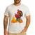 Turkey Reading Books Fall Thanksgiving Teacher Book Men's Casual T-Shirt White