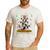 Ugly Sweater Christmas Tree Boston Terrier Dog Xmas Pajama Men's Casual T-Shirt White