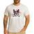 Vintage Boston Terrier Dad American Flag Father's Day Men's Casual T-Shirt White