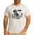 Vintage Boston Terrier UFO Western Wild West Dog Mom Dad Men's Casual T-Shirt White
