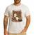 Vintage Ghost Book Reading Pumpkin Gothic Halloween Teachers Men's Casual T-Shirt White Vintage Ghost Book Reading Pumpkin Gothic Halloween Teachers Men's Casual T-Shirt White