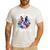Watercolor Floral Boston Terrier Mama Dog Lover Mother's Day For Men Women Girls Kids Men's Casual T-Shirt White
