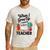 When I Grow Up I Want To Be Teacher Kids Men's Casual T-Shirt White
