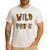 Wild About Pre-K Teacher Student First Day Of Kindergarten Men's Casual T-Shirt White
