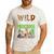 Wild About Preschool Teacher Student Preschool Zoo Safari Men's Casual T-Shirt White