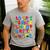 Alphabet Animals ABCs Zoo Kids Boys Girls Teacher Men's Casual T-Shirt Sport Grey