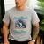 Boston Terrier American Gentleman Bibliophile Book Lover Men's Casual T-Shirt Sport Grey