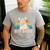 Boston Terrier Boston-Bulldog Men's Casual T-Shirt Sport Grey