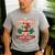 Boston Terrier My Christmas Spirit Dog Santa Claus X-Mas Men's Casual T-Shirt Sport Grey