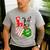 Boston Terrier Christmas Tree Lights Santa Dog Xmas For Men Women Kids Men's Casual T-Shirt Sport Grey