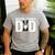Boston Terrier Dad Of A Bostie Dad Bostie Father Men's Casual T-Shirt Sport Grey