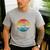 Boston Terrier Dad Retro Vintage Dog Bostie Dad Men Men's Casual T-Shirt Sport Grey