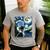 Boston Terrier Dog Art Van Gogh Starry Night Boston Terrier Men's Casual T-Shirt Sport Grey