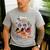 Boston Terrier Dog Christmas Happy Hallothankmas Halloween For Men Women Kids Men's Casual T-Shirt Sport Grey