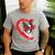 Boston Terrier Dog Mom Dad Valentine’s Day Pet Lover For Men Women Kids Men's Casual T-Shirt Sport Grey